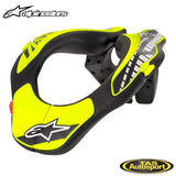 ALPINESTARS YOUTH NECK SUPPORT BLACK/YELLOW