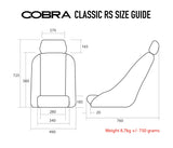 COBRA Classic RS with Headrest Black Vinyl